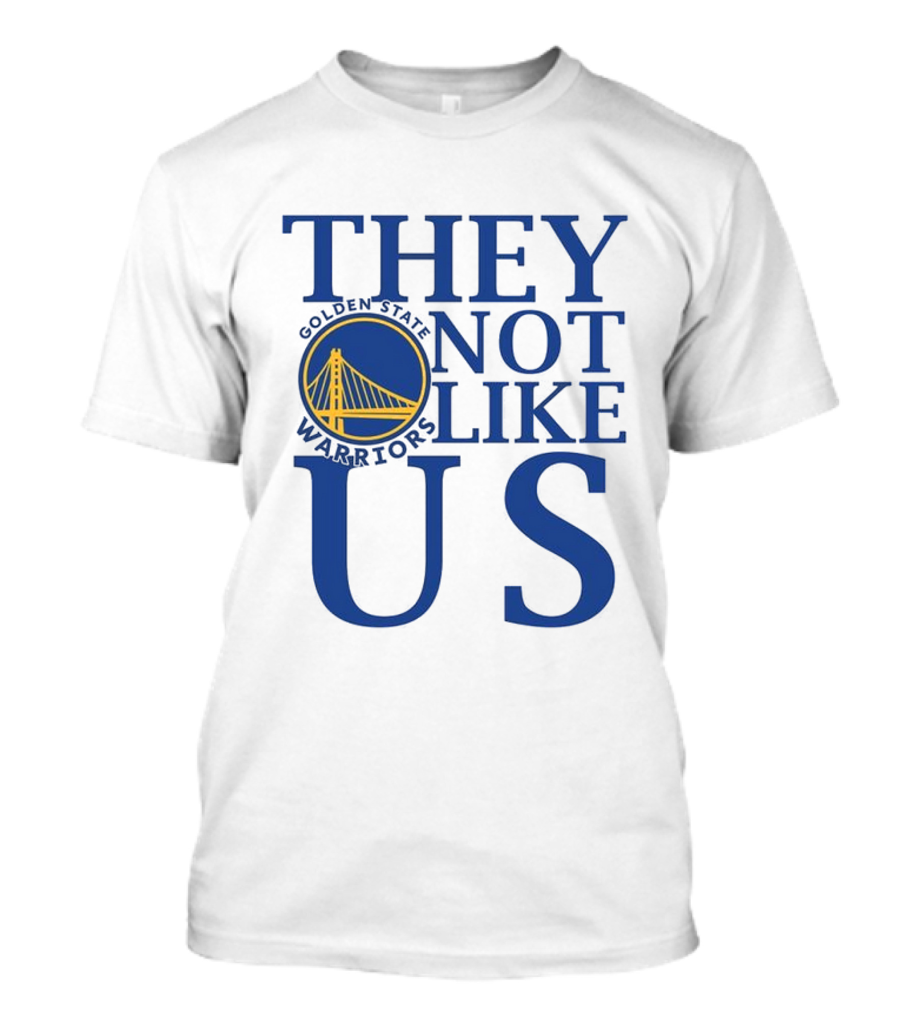 Golden State Warriors They Not Like Us Bay Bridge Icon T-Shirt
