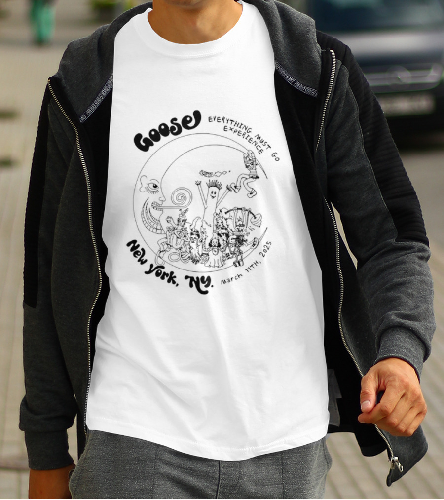 Goose Everything Must Go Experience With Skeleton Vibes T-Shirt