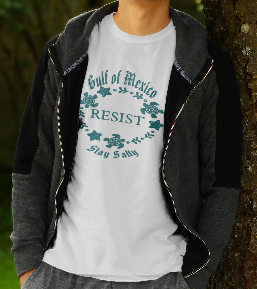 Gulf Of Mexico Resist Stay Salty Turtle T-Shirt