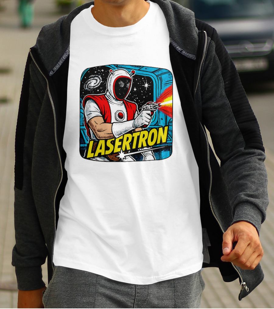 Héctor Guerrero Professional Wrestler Lasertron Space Adventure T-Shirt