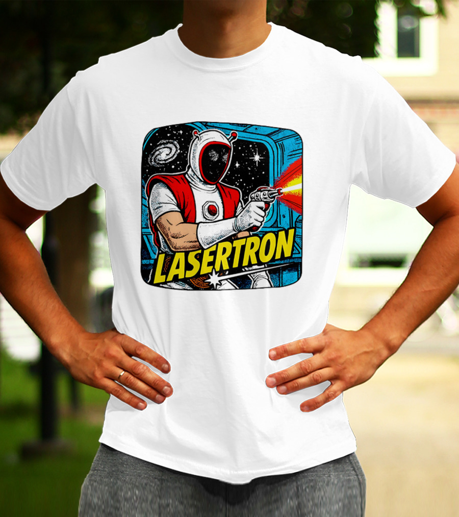 Héctor Guerrero Professional Wrestler Lasertron Space Adventure T-Shirt