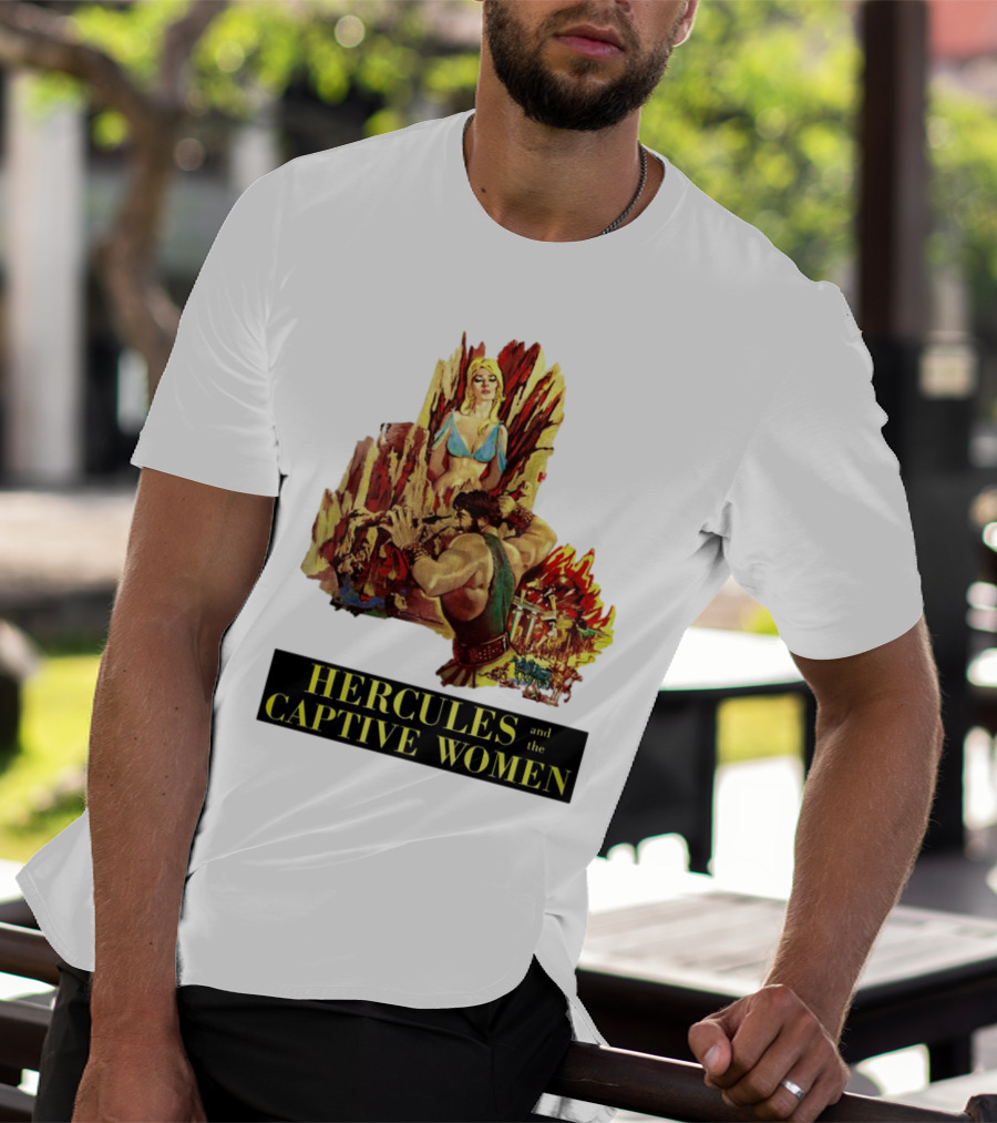 Hercules And The Captive Women Classic Movie Vintage Art T-Shirt