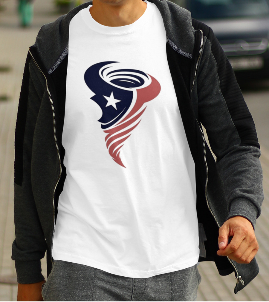 Houston Cyclones Tornado Star Symbol T-Shirt