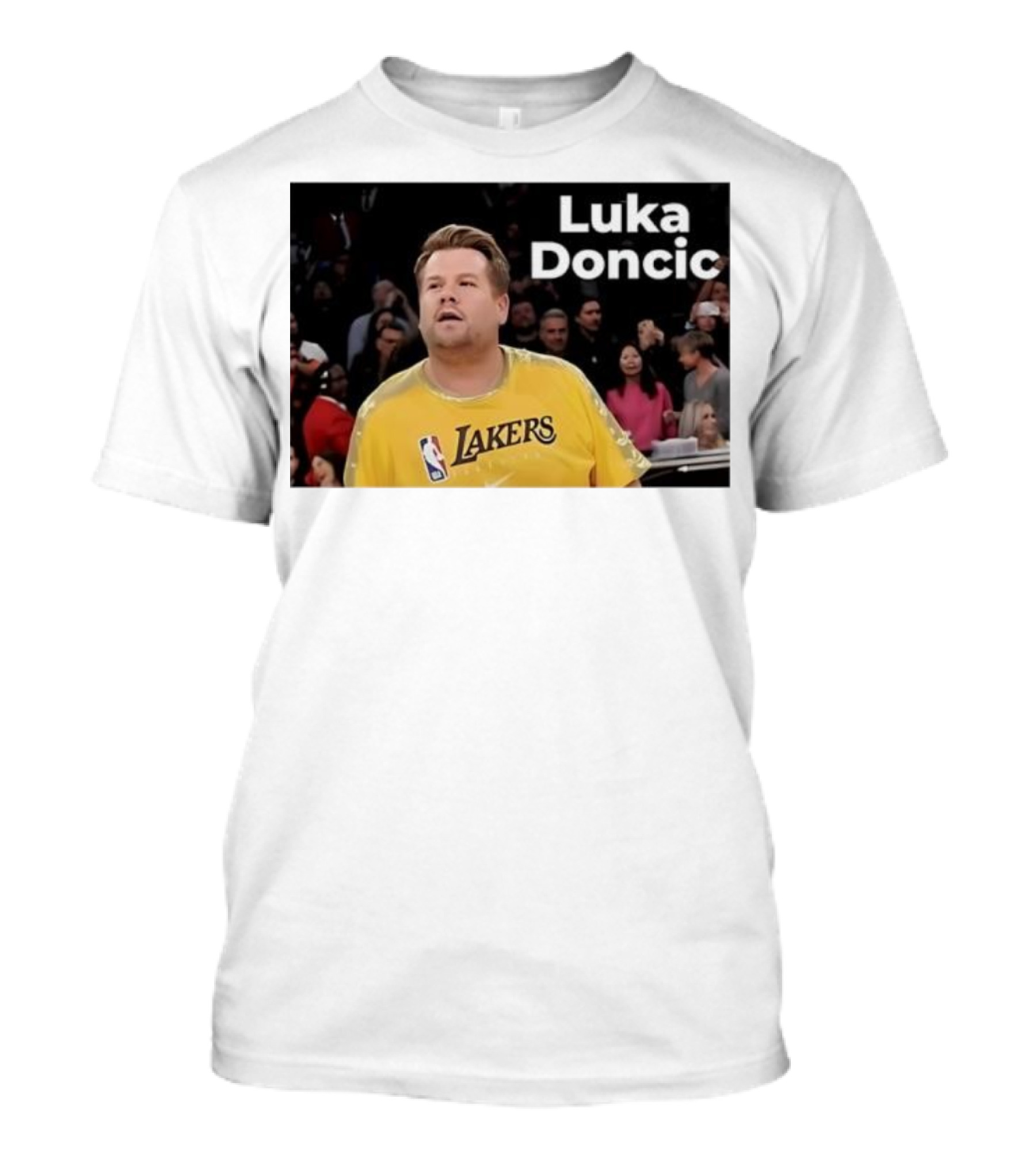 Luka Doncic James Corden Lakers NBA Fan T-Shirt