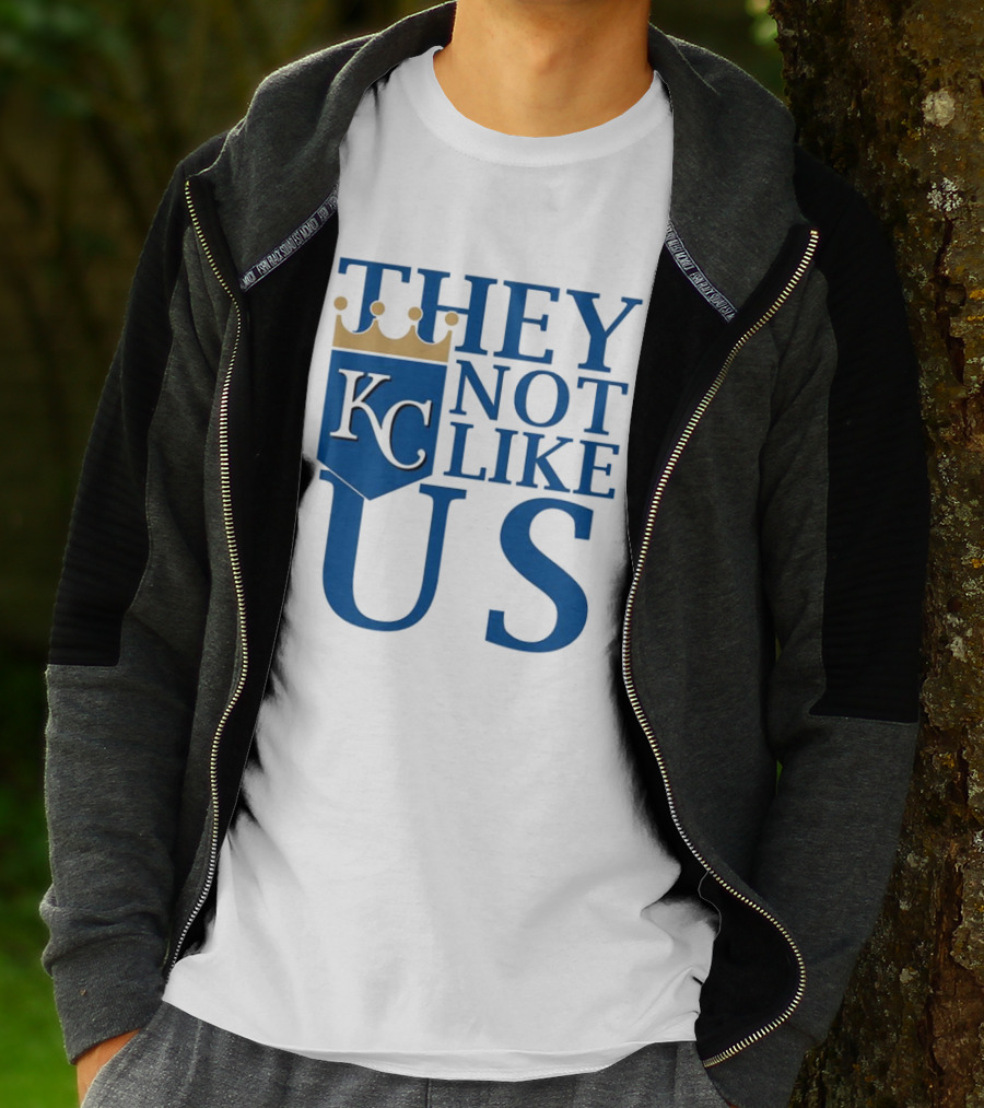 They Not Like Us KC Royals Crown Icon T-Shirt