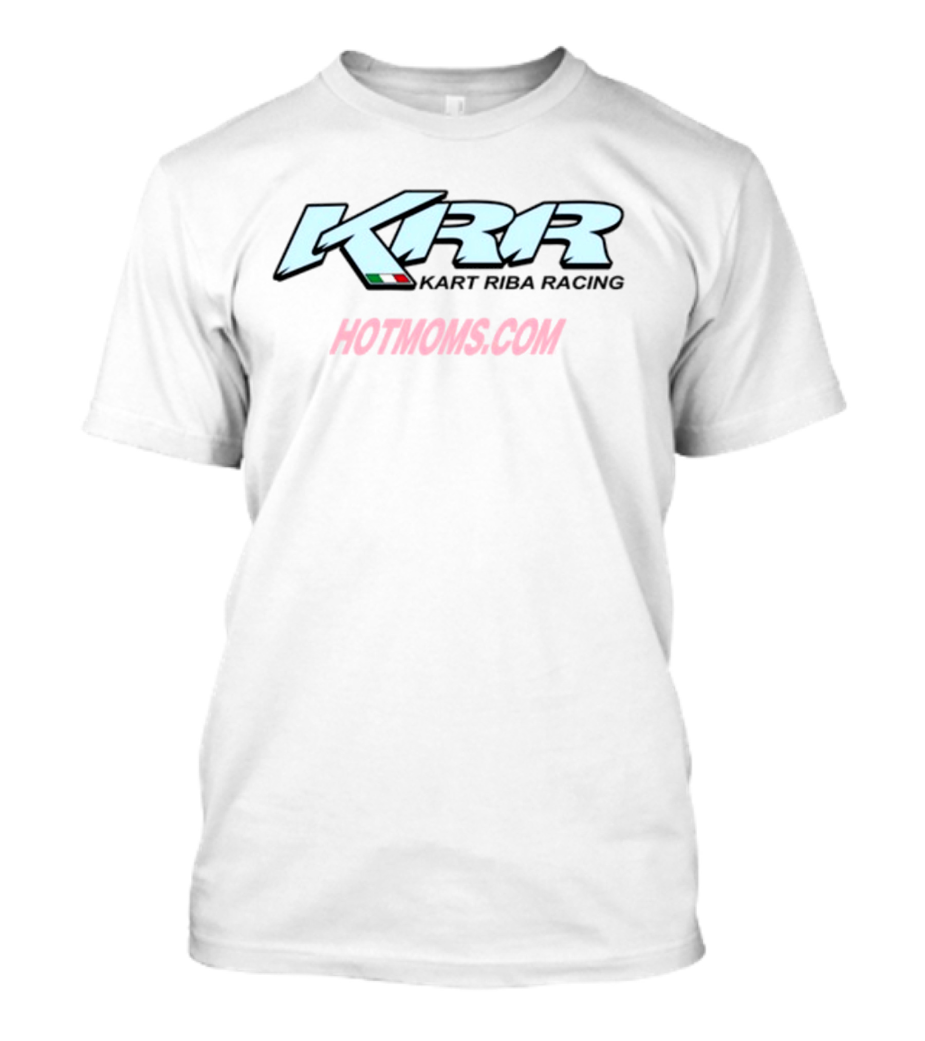 KRR Hotmoms.com Italian Flag Racing Apparel T-Shirt