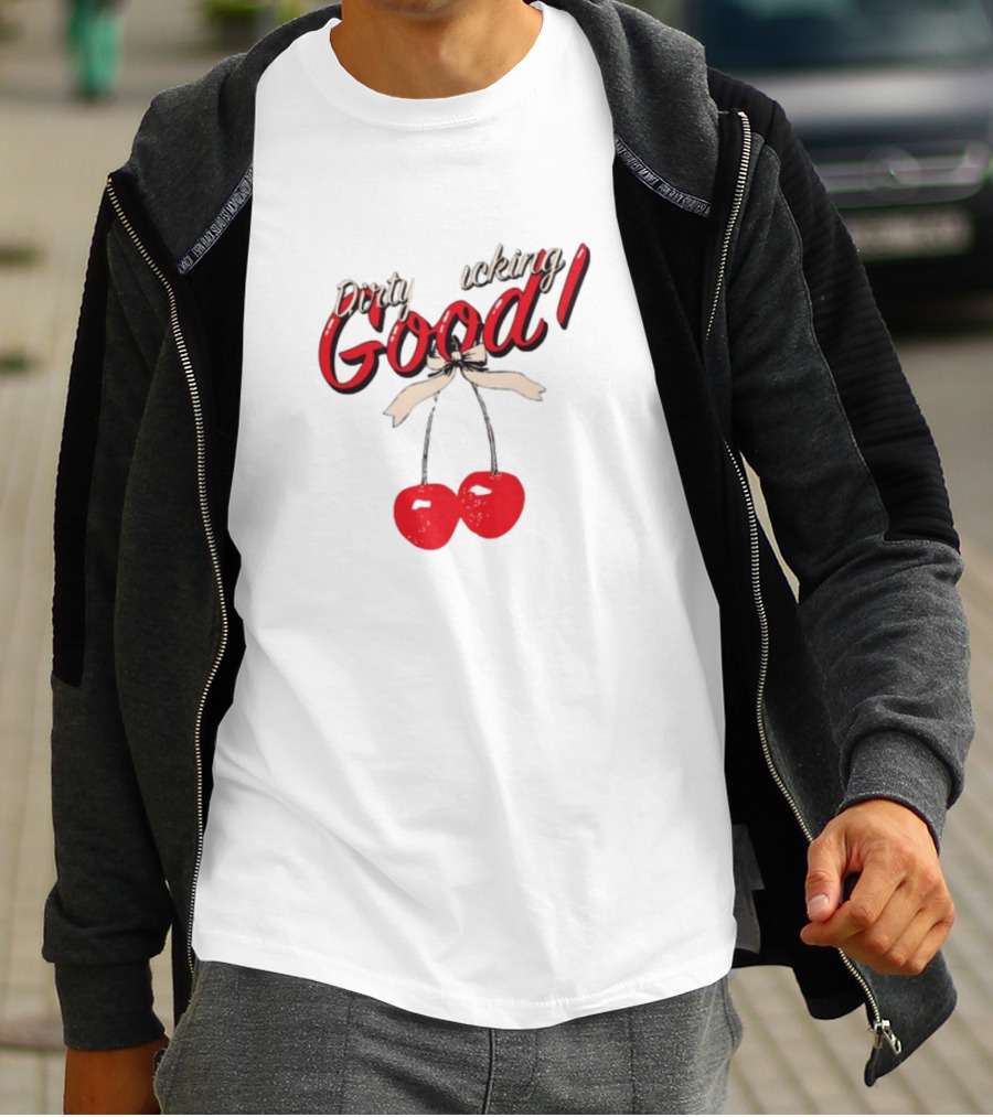 Dirty Good Cherries Bow T-Shirt