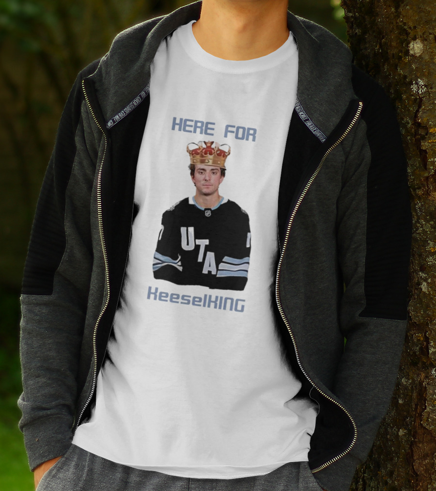 Here For Kesselking Crowned Hockey Player T-Shirt