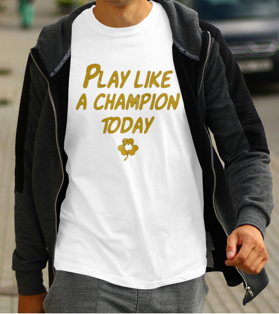 Play Like A Champion Today NCAA Notre Dame Fighting Irish T-Shirt