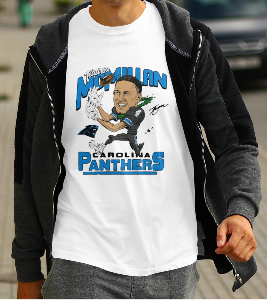 Tetairoa McMillan Carolina Panthers Signature T-Shirt