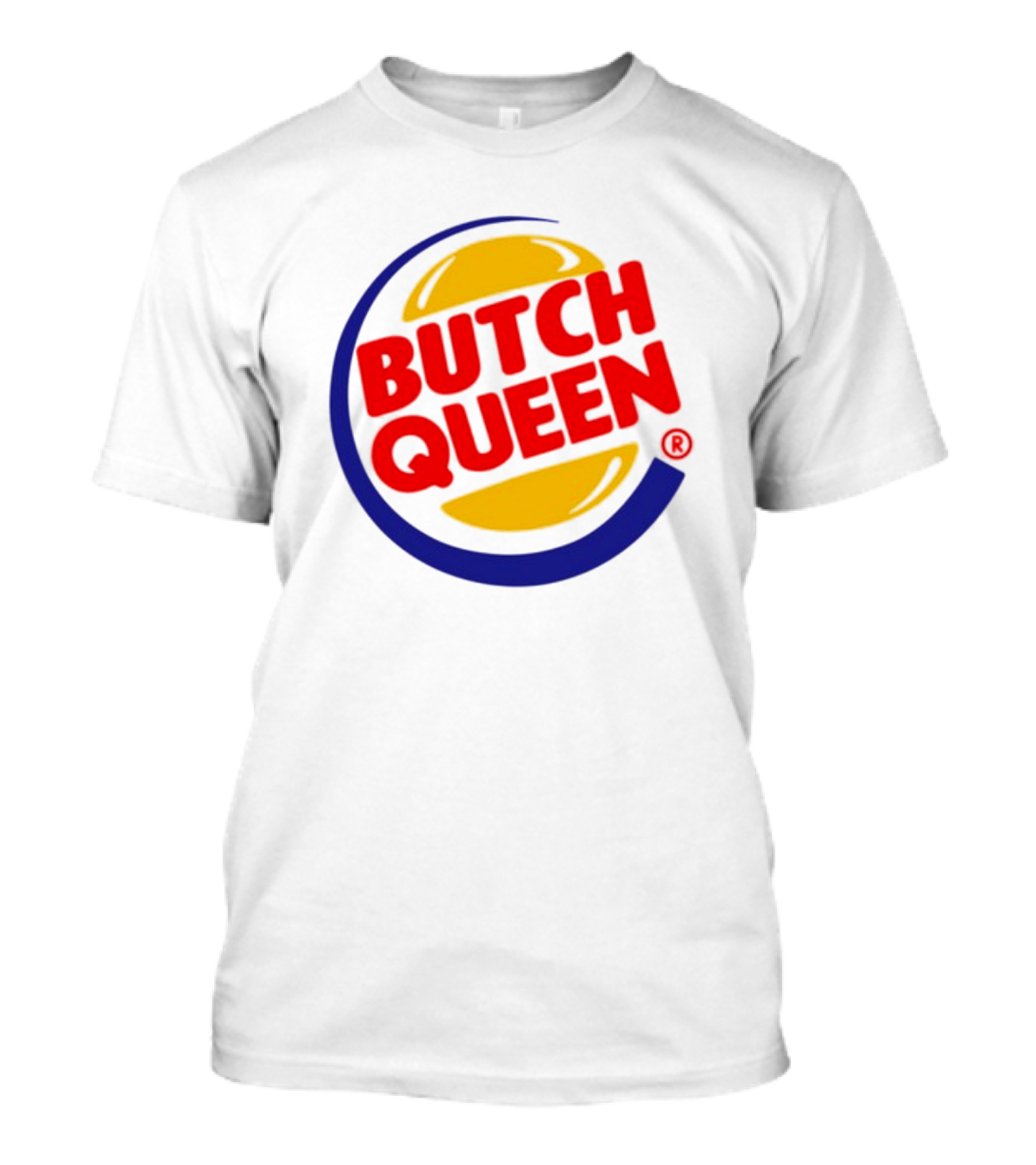 Rickhoeins Butch Queen Retro Fast Food Logo Style T-Shirt
