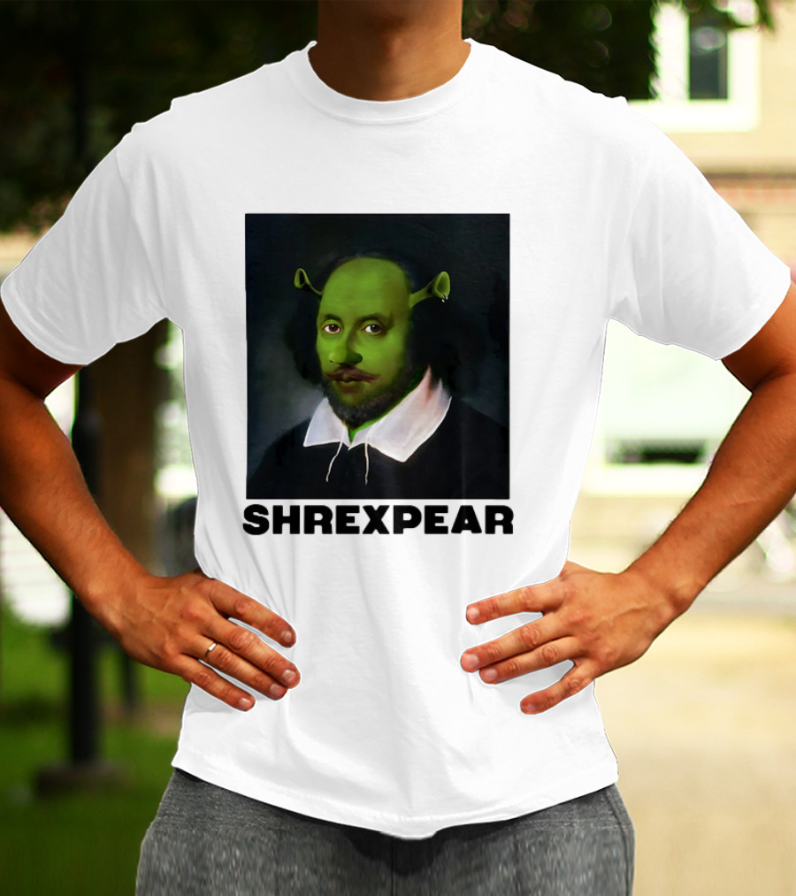 Shrek Shakespeare Shrexpear Parody Fusion T-Shirt
