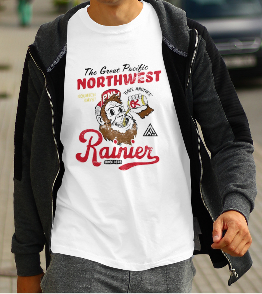 Rainier The Great Pacific Northwest Bear T-Shirt