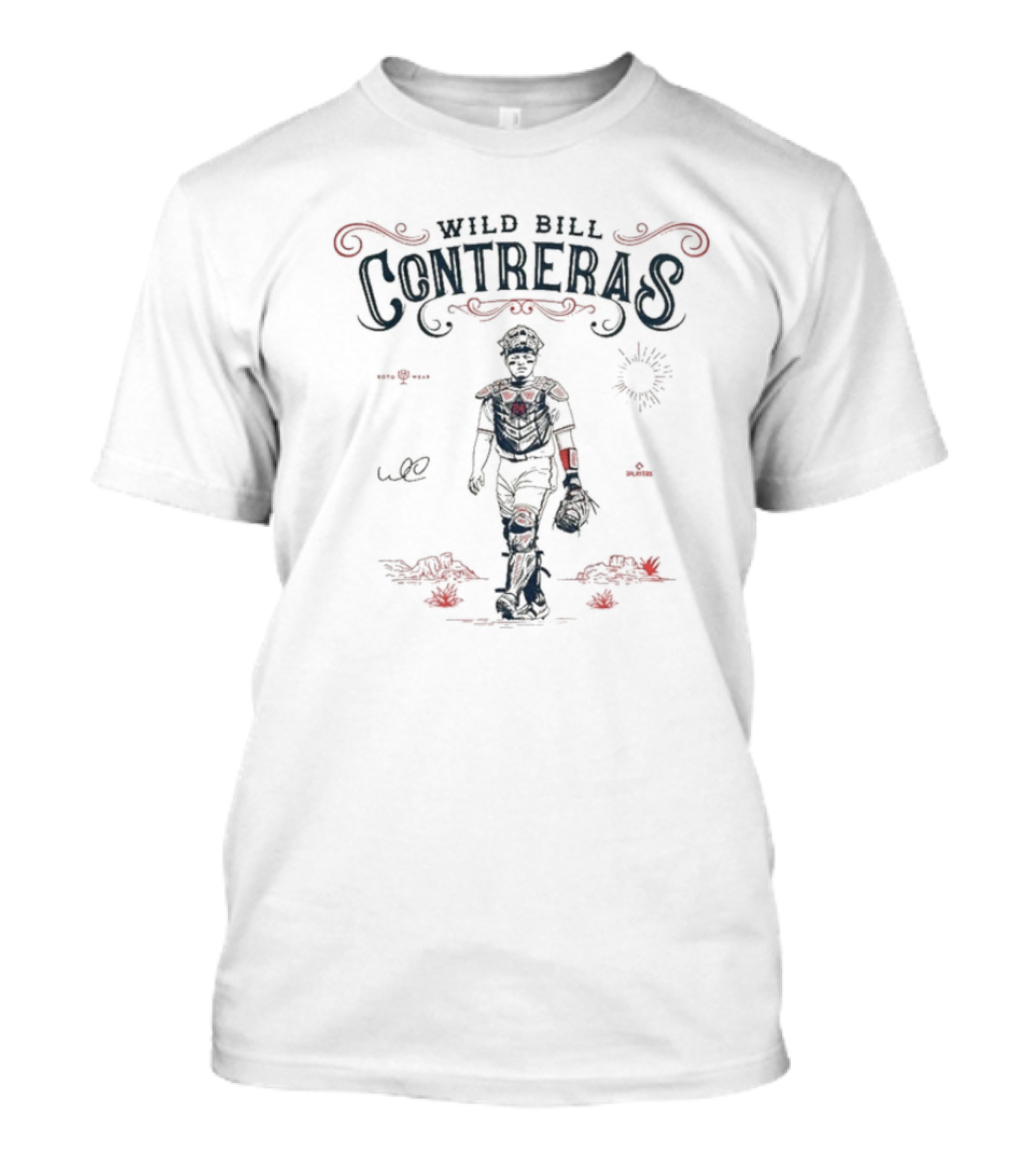 Wild Bill Contreras Western Cowboy Scene T-Shirt