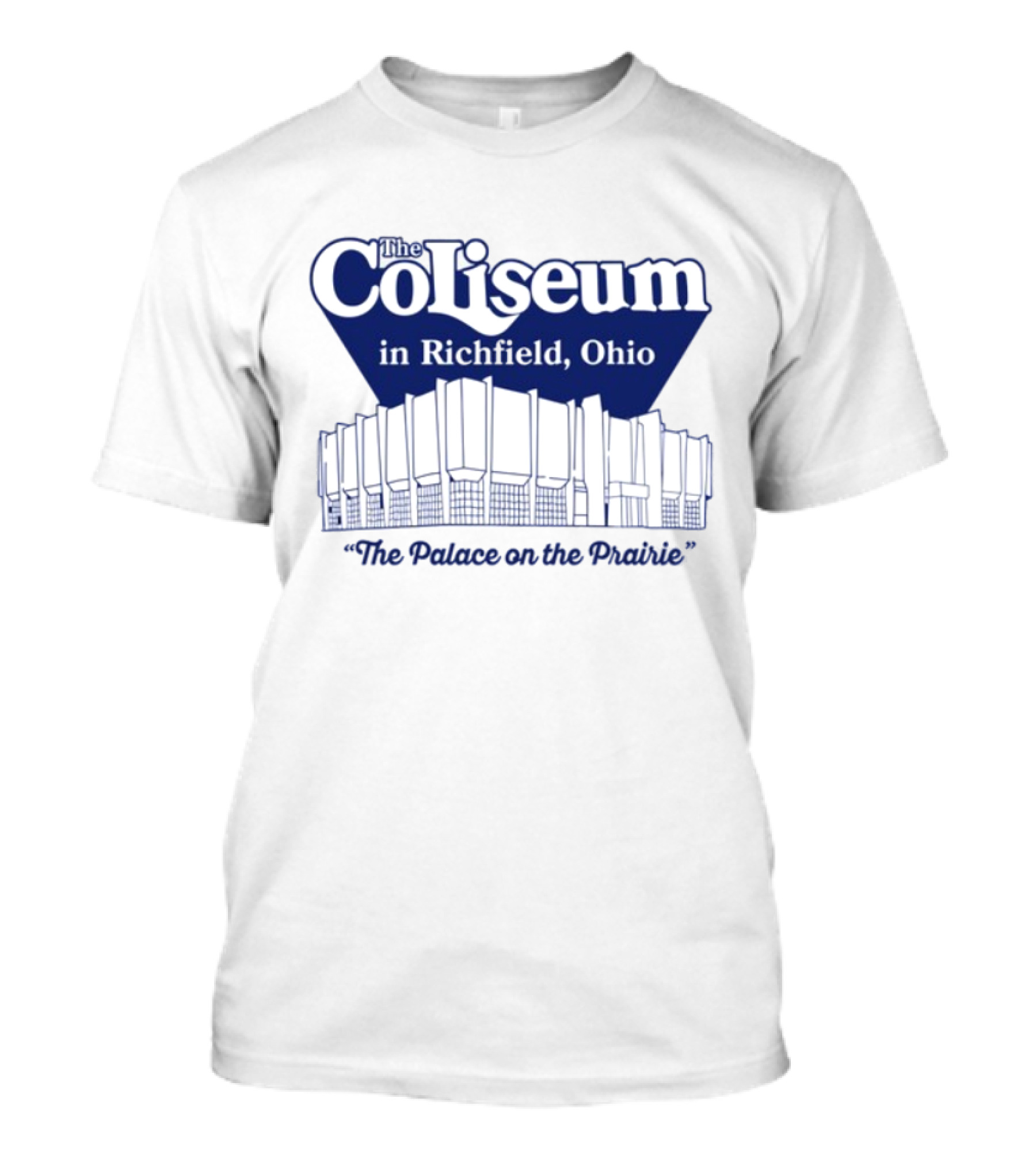 The Coliseum In Richfield Ohio Palace On The Prairie Outline T-Shirt