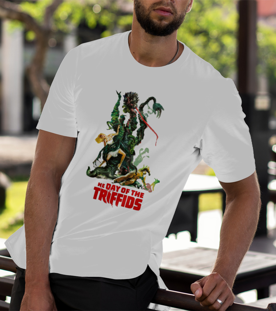 The Day Of The Triffids Classic Movie Horror Imagery T-Shirt