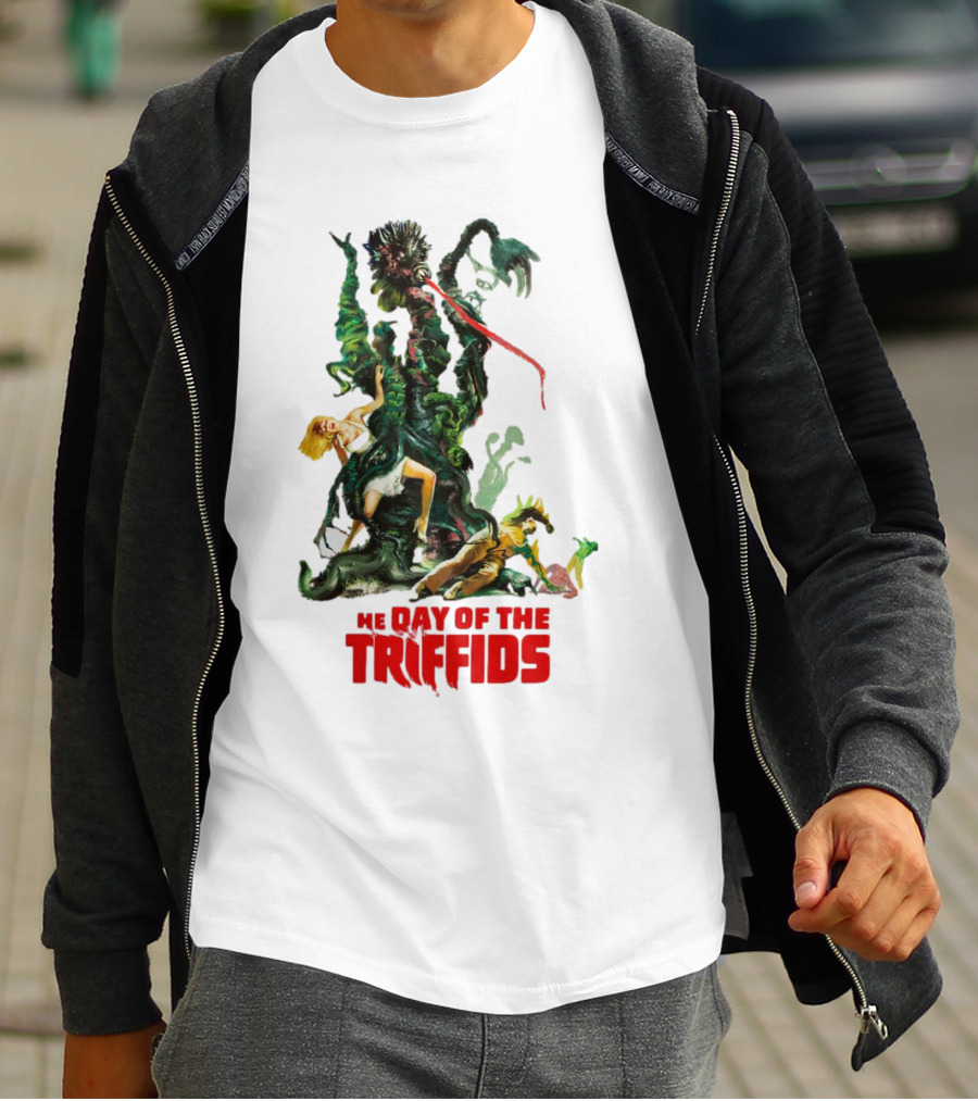 The Day Of The Triffids Classic Movie Horror Imagery T-Shirt