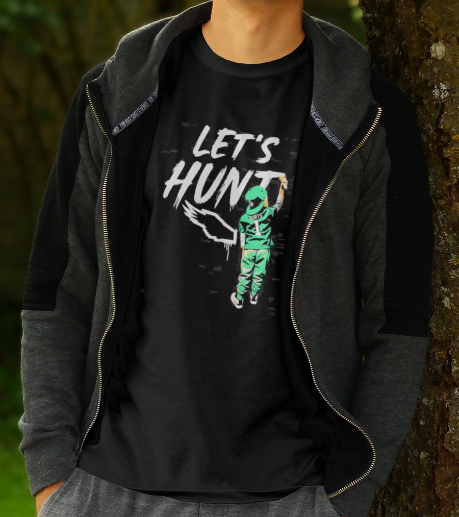 Jalen Hurts Let’s Hunt Birds Philadelphia Eagles T-Shirt