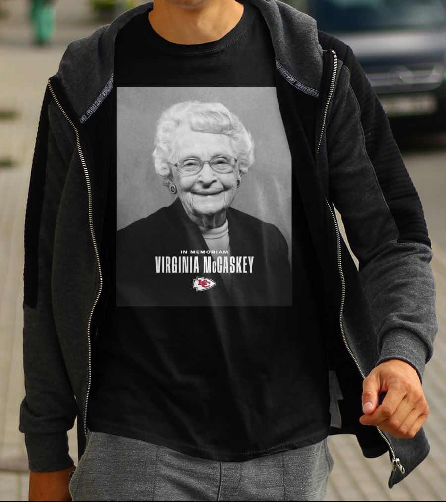 Kansas City Chiefs Virginia McCaskey In Memoriam Incredible Legacy Matriarch T-Shirt