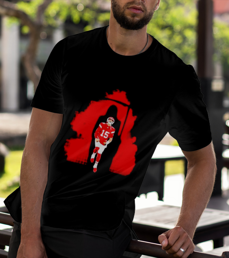 KC Chiefs Patrick Mahomes Shadow 15 Reaper T-Shirt