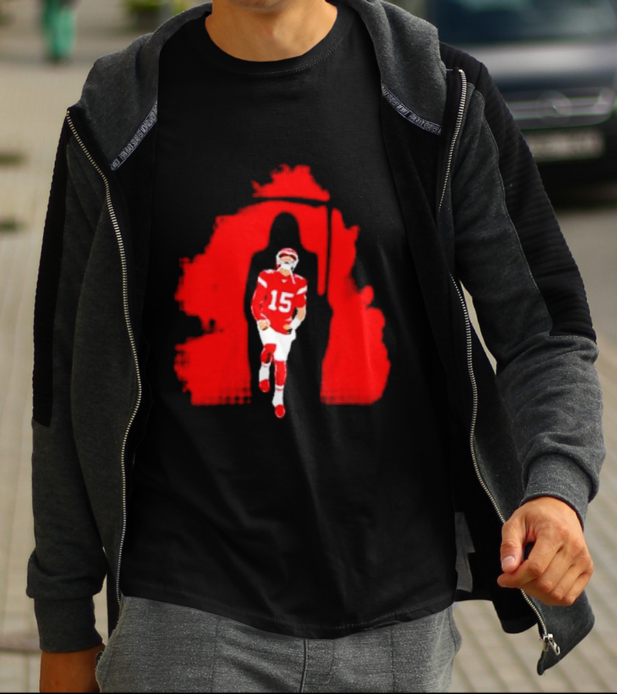 KC Chiefs Patrick Mahomes Shadow 15 Reaper T-Shirt
