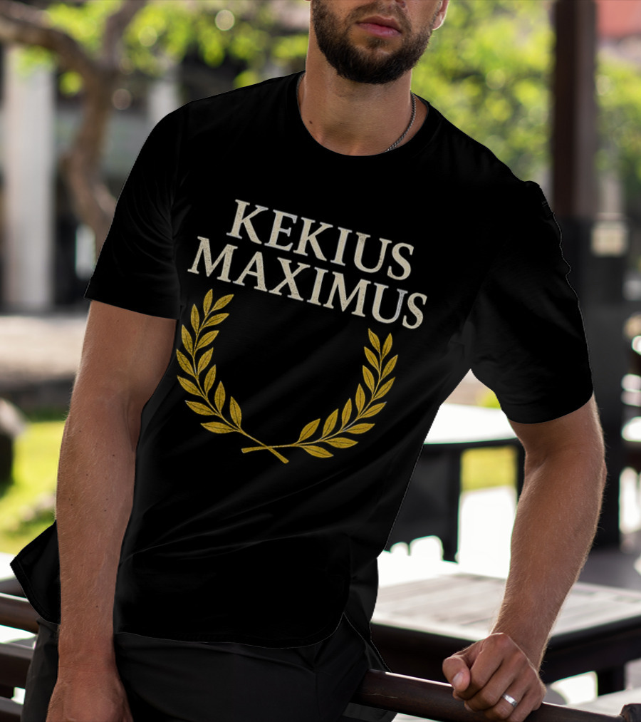 Kekius Maximus Laurel Wreath Emblem T-Shirt