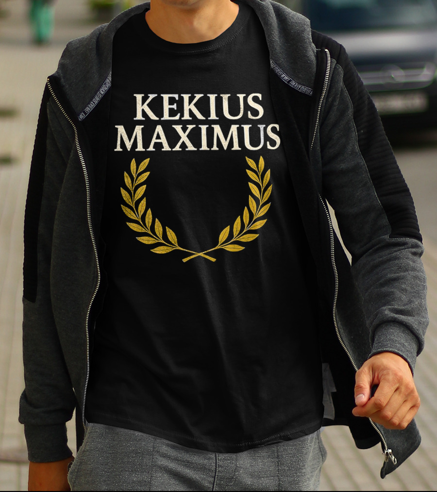 Kekius Maximus Laurel Wreath Emblem T-Shirt
