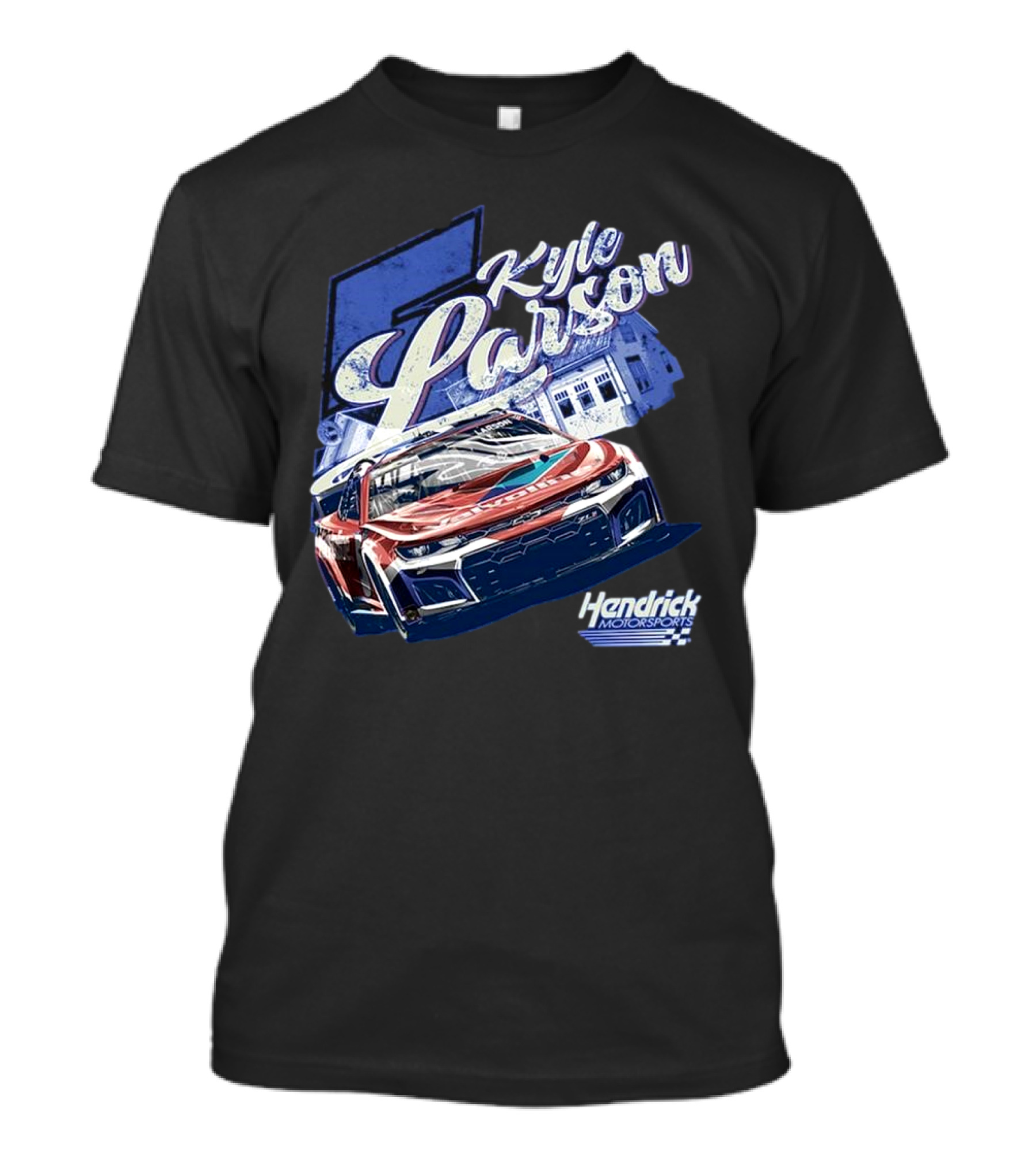 Kyle Larson Hendrick Motorsports Valvoline Racing Car T-Shirt
