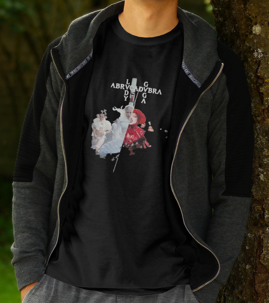 Lady Gaga Abracadabra Collage Fashion Art Style T-Shirt