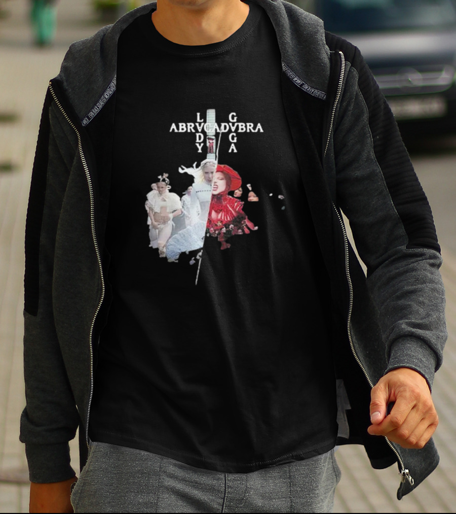 Lady Gaga Abracadabra Collage Fashion Art Style T-Shirt