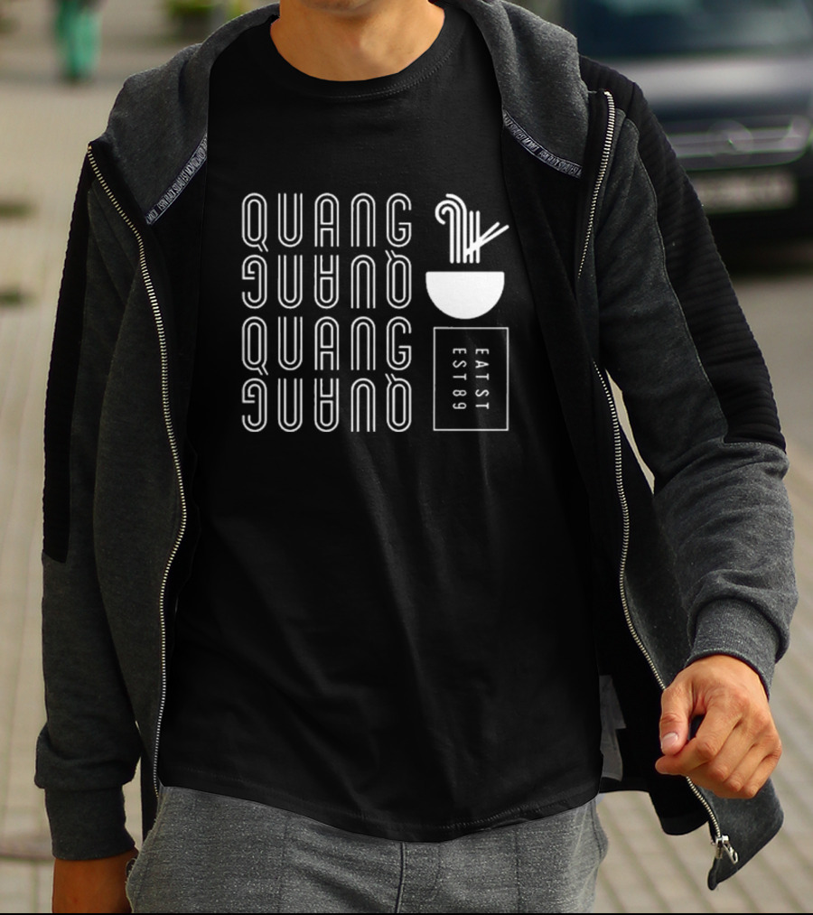 Quang Eat St Est 89 Noodle Bowl Pattern T-Shirt