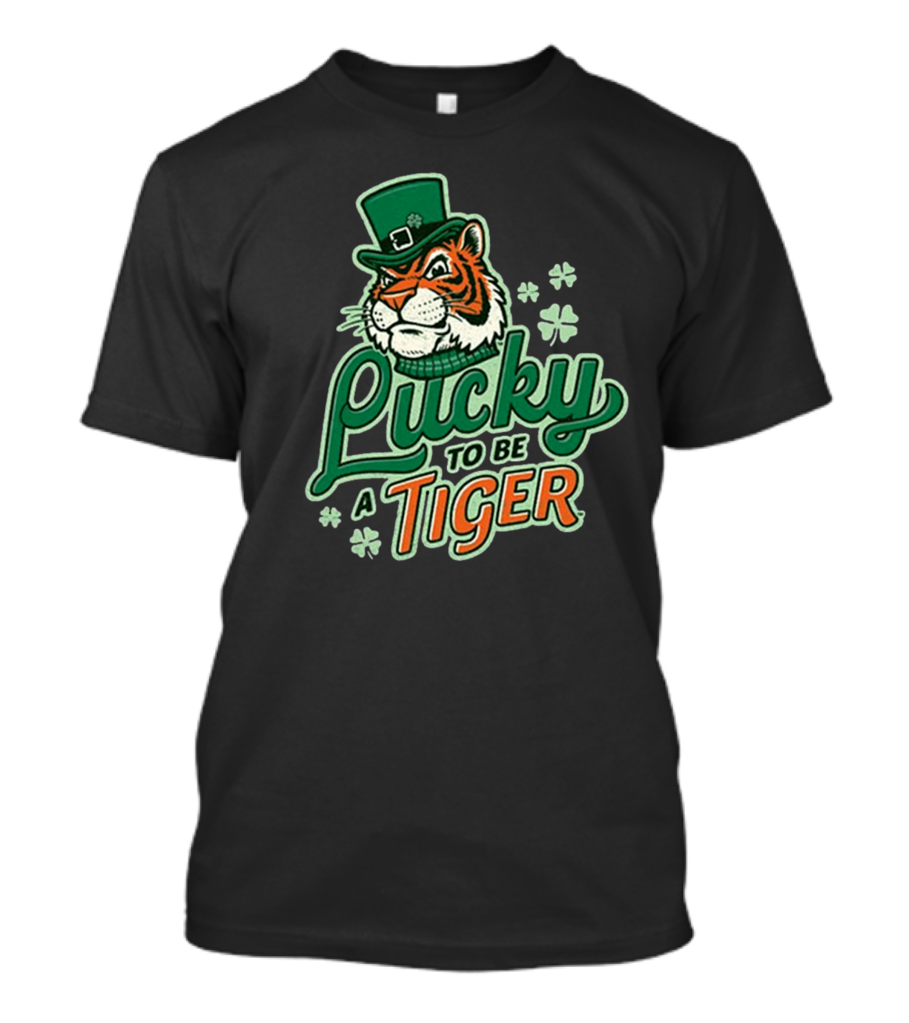 Lucky To Be A Tiger Saint Patrick’s Day Tiger Town T-Shirt