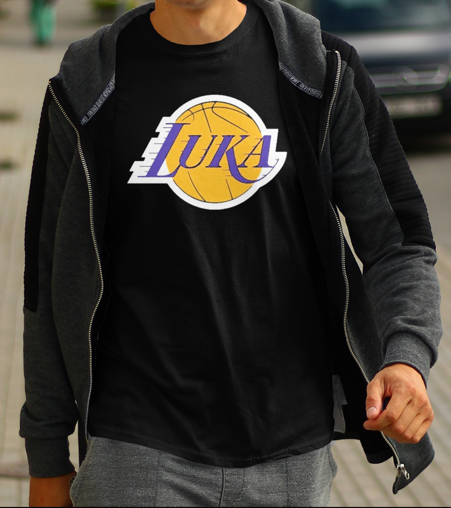 Luka Los Angeles Showtime Basketball-Inspired T-Shirt