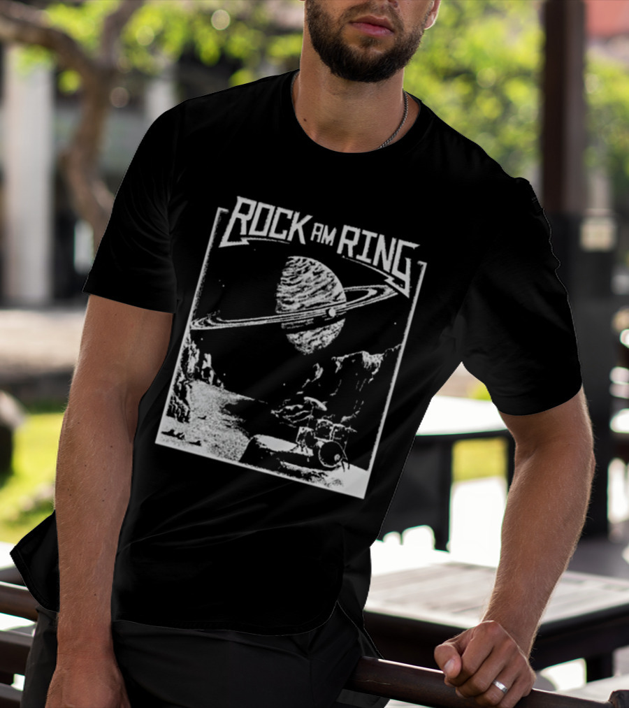 Rock Am Ring Lunar Beat Community Contest Gewinner Saturn Planet Drums T-Shirt