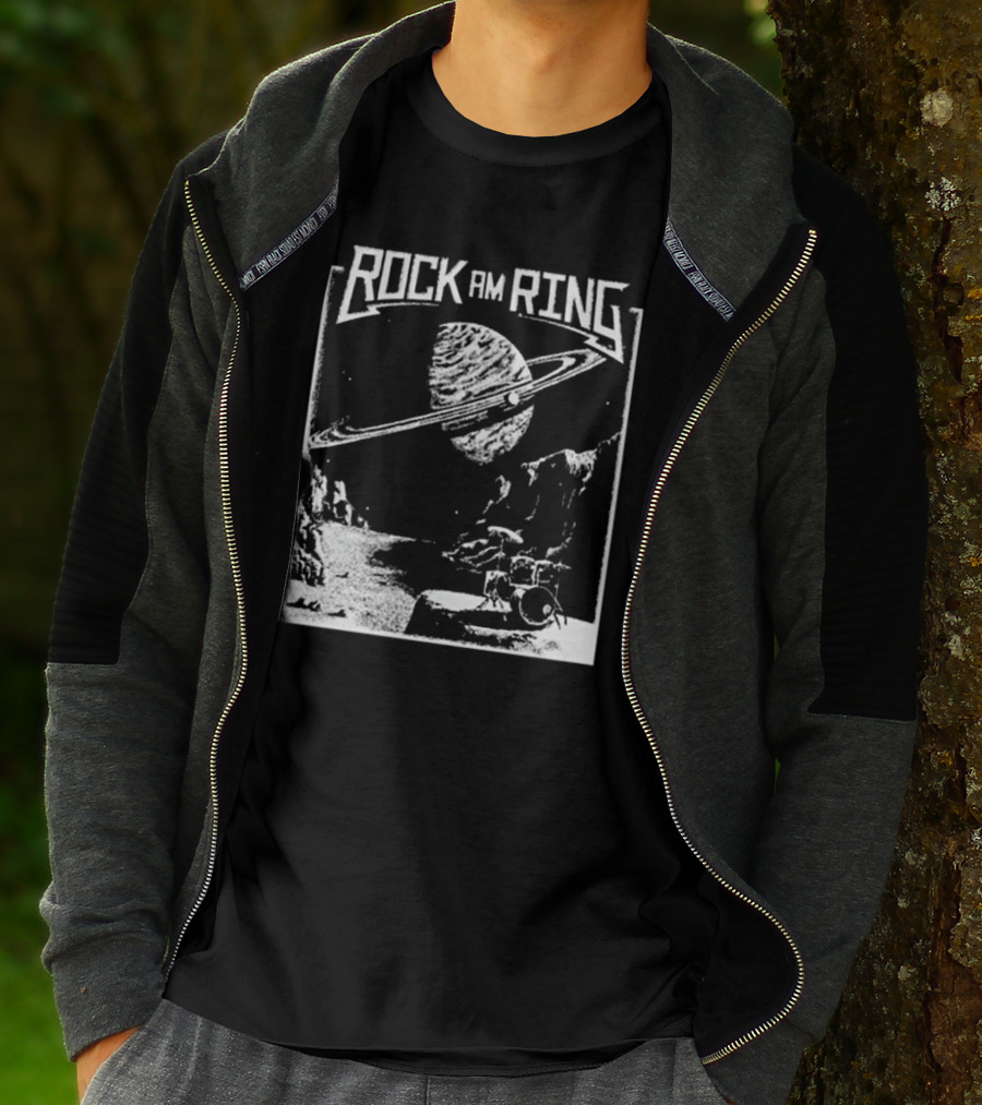 Rock Am Ring Lunar Beat Community Contest Gewinner Saturn Planet Drums T-Shirt