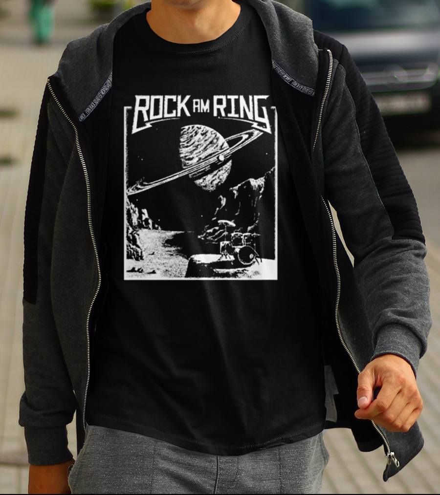 Rock Am Ring Lunar Beat Community Contest Gewinner Saturn Planet Drums T-Shirt