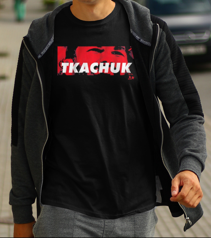 Tkachuk Eyes Red Graphic T-Shirt