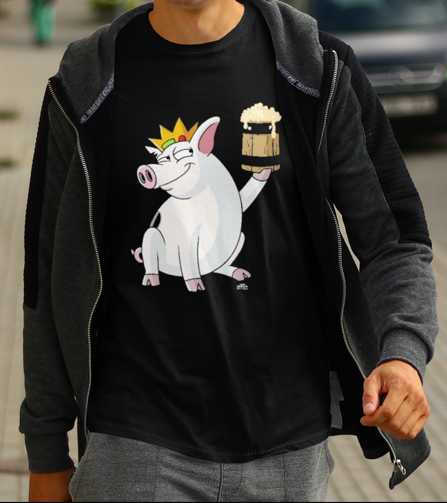 Merkimer Pig Cheers Crown Gildan Softstyle T-Shirt
