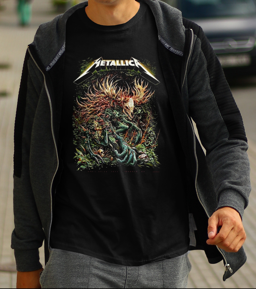 Metallica M72 Toronto Ontario 2025 Rogers Centre April 24 26 Forest Creature Skull Art T-Shirt