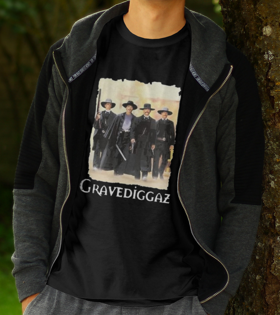 Methsyndicate Gravediggaz Tombstone Western Gunslingers T-Shirt