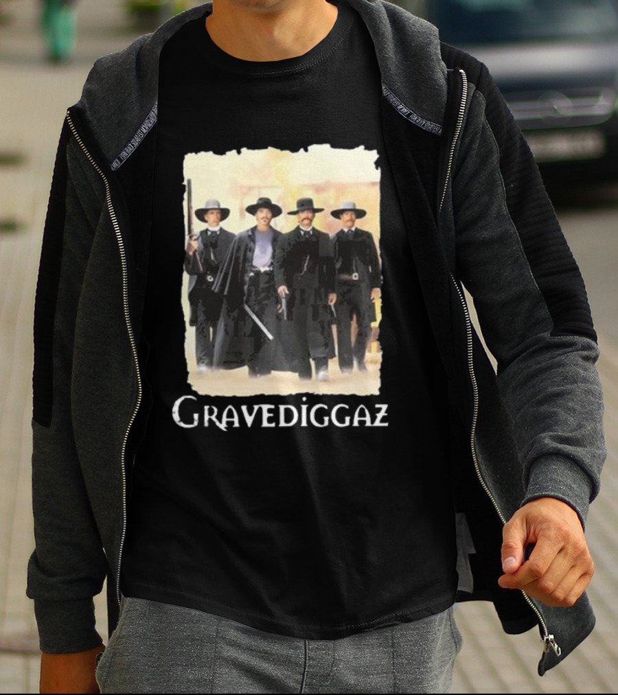 Methsyndicate Gravediggaz Tombstone Western Gunslingers T-Shirt
