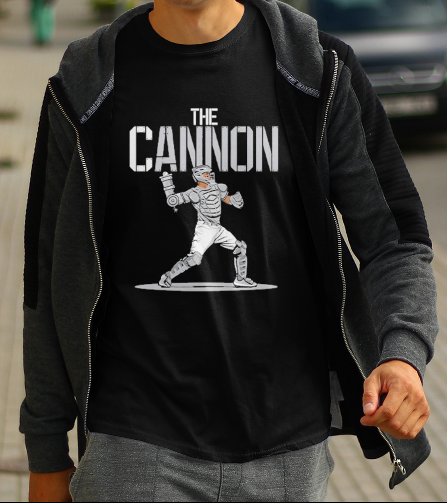 Mets Sean Manaea The Cannon Catcher Stance And Gear T-Shirt