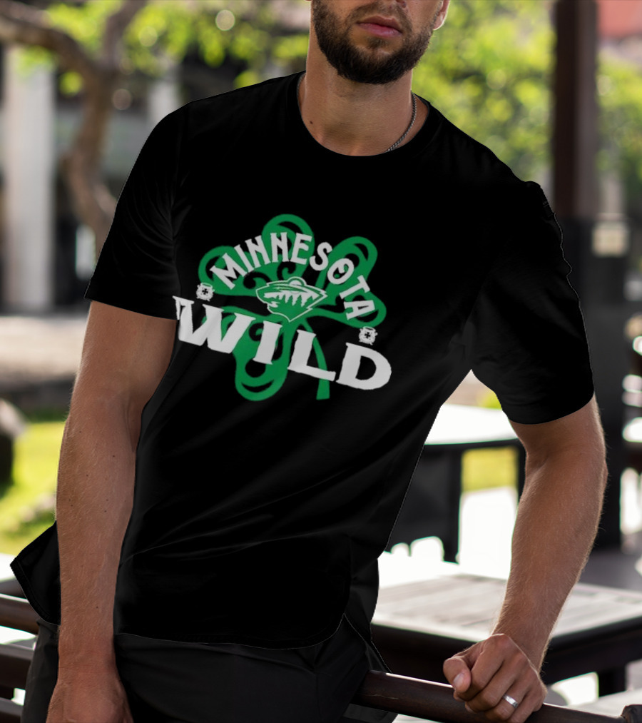 Minnesota Wild St. Patrick’s Day Shamrock 2025 T-Shirt