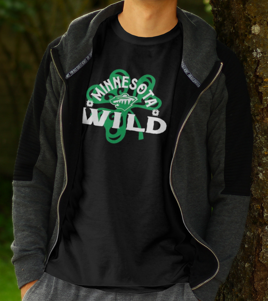 Minnesota Wild St. Patrick’s Day Shamrock 2025 T-Shirt