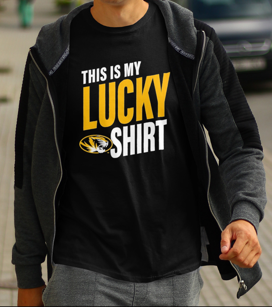 Missouri Tigers This Is My Lucky Mizzou Football T-Shirt