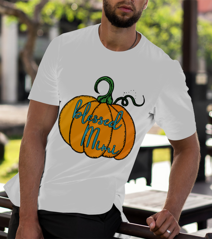 Blessed Mimi Pumpkin Autumn Harvest T-Shirt