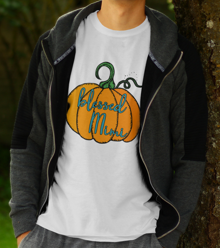 Blessed Mimi Pumpkin Autumn Harvest T-Shirt