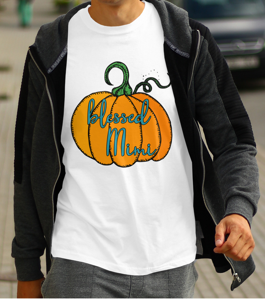 Blessed Mimi Pumpkin Autumn Harvest T-Shirt