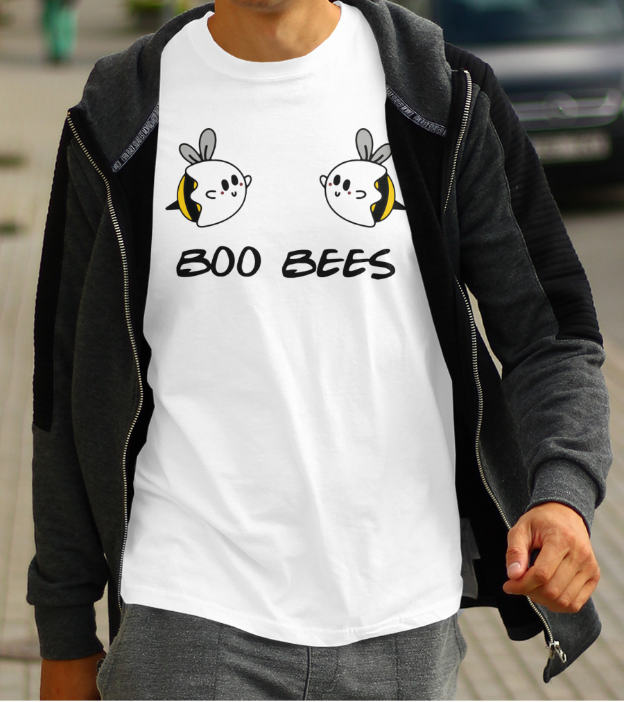 Boo Bees Beekeepers Cute Ghost Bees Humor T-Shirt