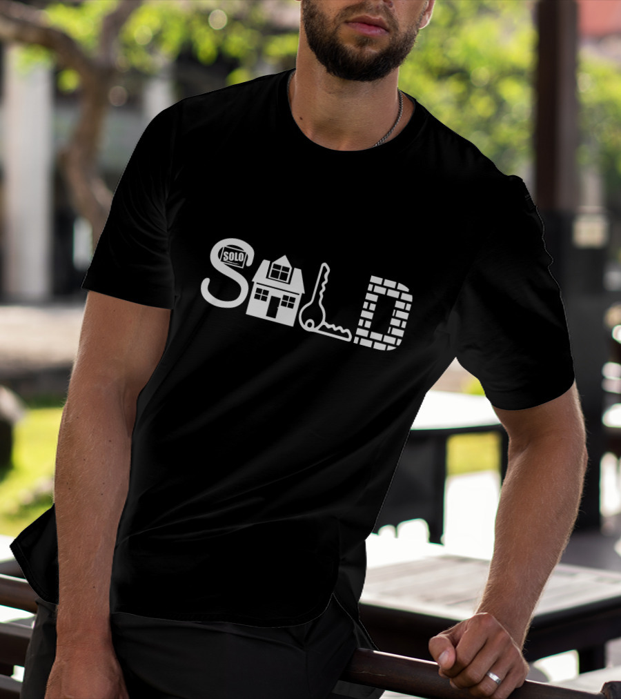 Sold Sign House Key Realtor Real Estate T-Shirt